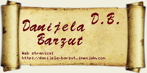 Danijela Barzut vizit kartica